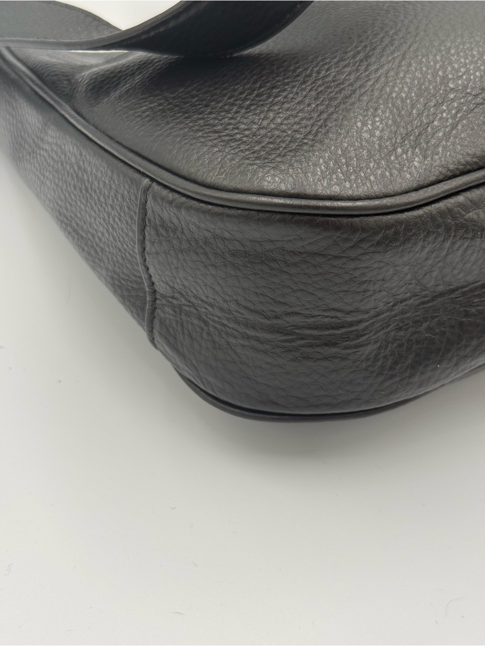 Coach Ellie File Bag Black Pebbled Leather Crossbody Shoulder C1648 - Picture 8 of 10